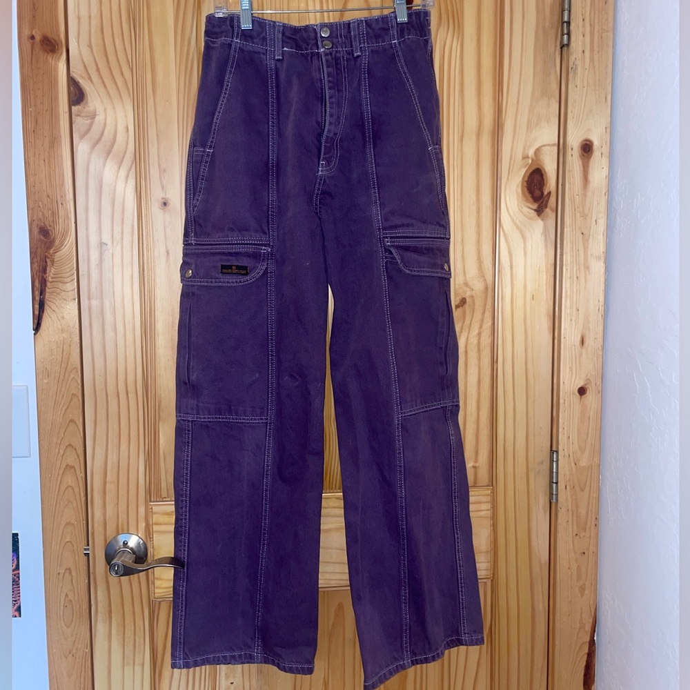 BDG Purple Cargo Pants